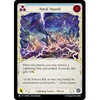Astral Assault (Blue) [OMN162] (Omens of the Third Age)  Rainbow Foil