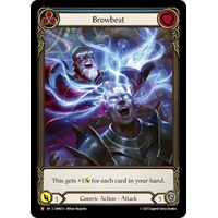 Browbeat (Blue) (Extended Art) [OMN213] (Omens of the Third Age)  Cold Foil