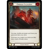 Ominous Excavation (Blue) [OMN217] (Omens of the Third Age)