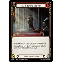 Hand Behind the Pen (Rainbow Foil) - ROS