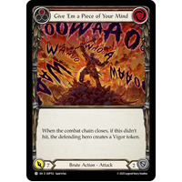 Give 'Em a Piece of Your Mind (Red) (Regular) - SUP