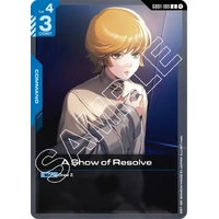 A Show of Resolve - GD01