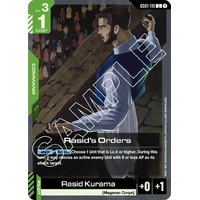 Rasid's Orders - GD01