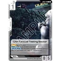 13th Tactical Testing Sector - GD01
