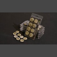 Gamers Grass Battle Ready Bases Arid Steppe Round 32mm (x8)