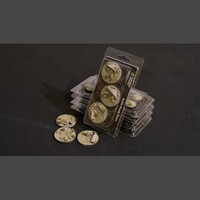Gamers Grass Battle Ready Bases Arid Steppe Round 50mm (x3)