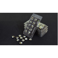 Gamers Grass Battle Ready Bases Winter Round 25mm (x10)