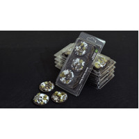 Gamers Grass Battle Ready Bases Winter Round 50mm (x3)