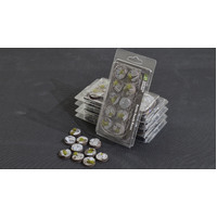 Gamers Grass Battle Ready Bases Temple Round 25mm (x10)