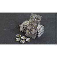 Gamers Grass Battle Ready Bases Temple Round 40mm (x5)