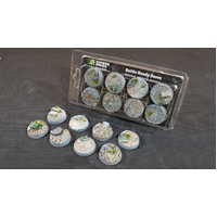 Gamers Grass Battle Ready Bases Urban Warfare Bases 32mm (x8)