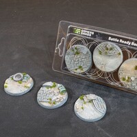 Gamers Grass Battle Ready Bases Urban Warfare Round 50mm (x3)