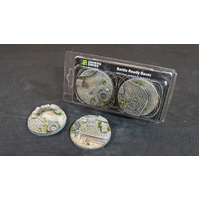 Gamers Grass Battle Ready Bases Urban Warfare Round 60mm (x2)