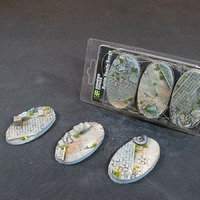 Gamers Grass Battle Ready Bases Urban Warfare Oval 75mm (x3)