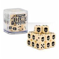Warhammer 40000: 12mm Dice Set Bone
