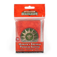 Warhammer Underworlds: Beastgrave: Morgok's Krushas Premium Sleeves
