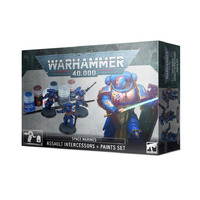 Space Marines Assault Intercessors + Paint Set