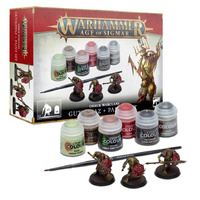 Age of Sigmar: Orruk Warclans Gutrippaz + Paint Set