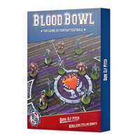 Blood Bowl: Dark Elf Team Double-sided Pitch and Dugouts Set