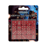 Games Workshop Warhammer 40000 Adeptus Custodes Dice