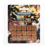 Warhammer 40K - Arks of Omen: Sanguinary Guard Dice Set