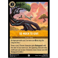 So Much To Give (38) - ARC