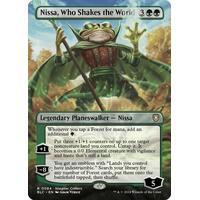 Nissa, Who Shakes the World (Borderless) FOIL - BLC