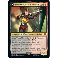 Flamewar, Brash Veteran FOIL - BOT
