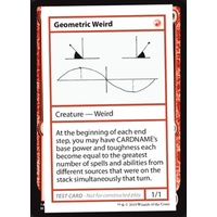 Geometric Weird