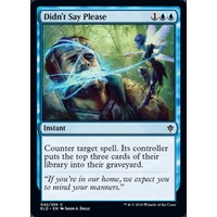 Didn't Say Please - ELD