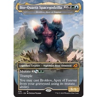 Bio-Quartz Spacegodzilla - Brokkos, Apex of Forever FOIL (Godzilla Series) - IKO