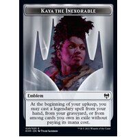 1 x Kaya the Inexorable Emblem Token - KHM