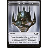1 x Garruk, Unleashed Emblem Token - M21