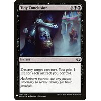 Tidy Conclusion - MB1