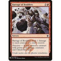 Barrage of Boulders - MB1
