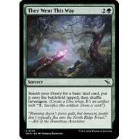 They Went This Way FOIL - MKM