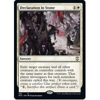 Declaration in Stone - NCC