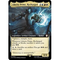 Liberty Prime, Recharged (Extended Art) (Surge Foil) FOIL - PIP