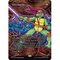 Leo's Katana - Sword of Sinew and Steel (Borderless) FOIL - PZA