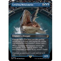 Cresting Mosasaurus (Borderless) FOIL - REX