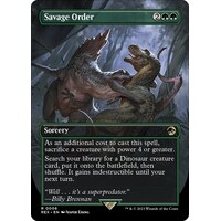 Savage Order (Borderless) FOIL - REX