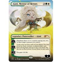Ajani, Mentor of Heroes (Borderless) FOIL - SLD