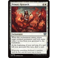 Primary Research - SOS
