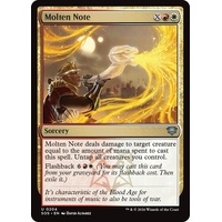 Molten Note FOIL - SOS