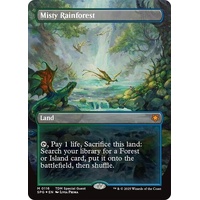 Misty Rainforest (Borderless) (Dragonscale Foil) FOIL - SPG