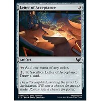 Letter of Acceptance FOIL - STX