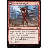 How to Start a Riot - TLA