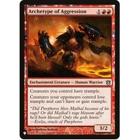 Archetype of Aggression - LIST