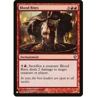 Blood Rites - LIST