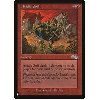 Acidic Soil - LIST